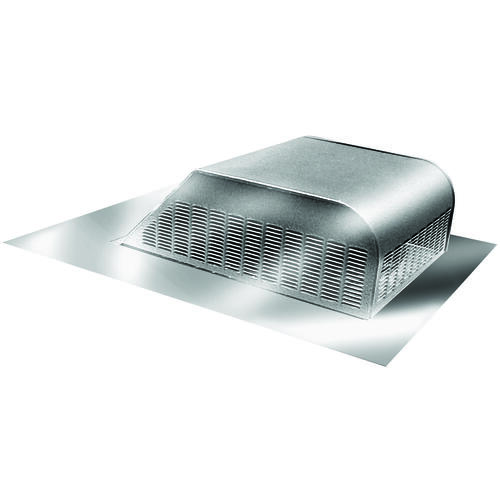 Roof Louver, 18 in L, 20-1/2 in W, Aluminum, Mill - pack of 6