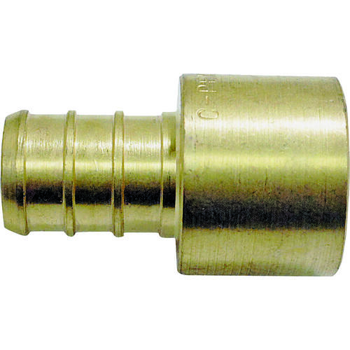 Pipe Adapter, 1/2 in, PEX x Female Solder, Brass - pack of 20