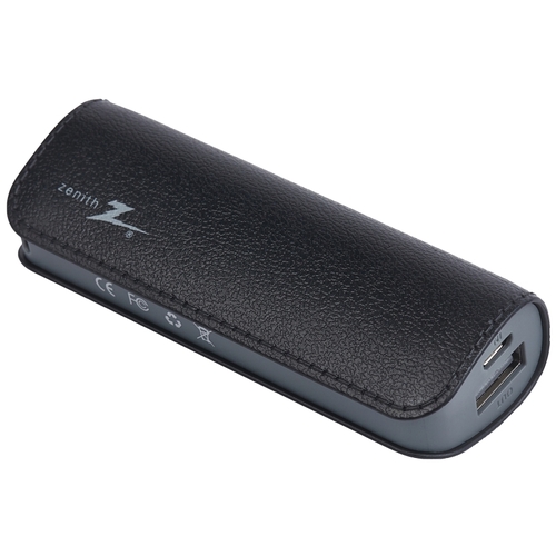 Zenith PM2600MPC Portable Charger, 15 V Output, Black