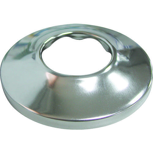 Shallow Flange, 2.4 in Dia, 0.39 in W Silver