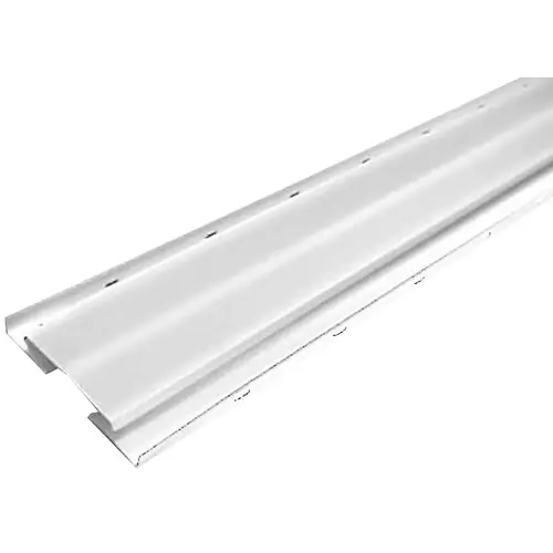 Ridge Vent, 10 ft L, 7-1/2 in W, Aluminum, White - pack of 12