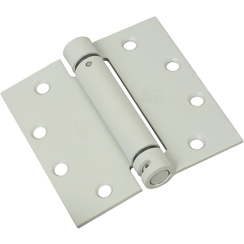 2060R Series Spring Hinge, 4-1/2 in H Frame Leaf, Steel, Prime Coat, Screw Mounting, 50 lb