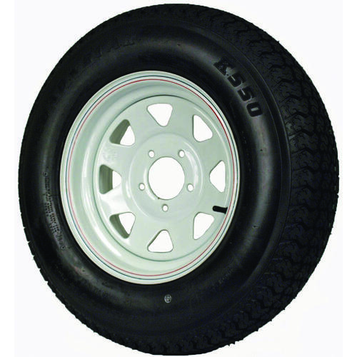 Martin Wheel DM205D5C-5CT/CI Trailer Tire, 1820 lb Withstand, 4-1/2 in Dia Bolt Circle