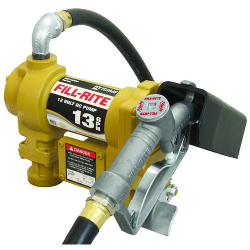 Fill-Rite SD1202H SD1202G/SD1202 Fuel Transfer Pump, Motor: 1/4 hp, 12 VDC, 20 A, 30 min Duty Cycle, 3/4 in Outlet, 13 gpm