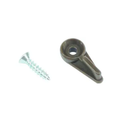 US Hardware WP-9767C Screen Clip, 3/8 in, Nylon Bronze