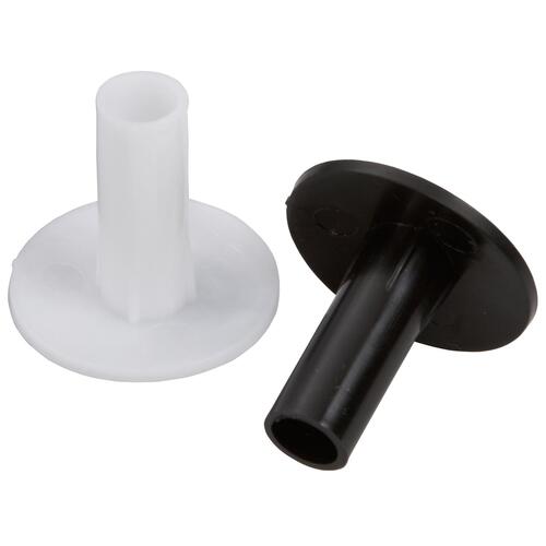 Coaxial Bushing, Black/White - pack of 2