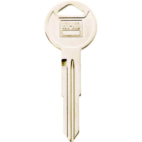 Automotive Key Blank, Brass, Nickel, For: Honda Vehicle Locks