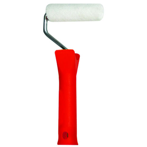 Paint Roller, 5 mm Nap, Fabric Cover, Plastic Handle