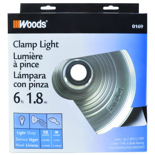 CCI 0169 Clamp Light, Incandescent Lamp