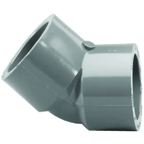 817015BC Pipe Elbow, 1-1/2 in, Slip, 45 deg Angle, PVC, SCH 80 Schedule