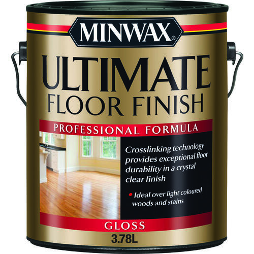 Ultimate Floor Finish, Gloss, Crystal Clear, Liquid, 3.78 L