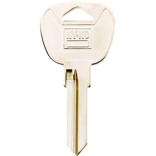 Automotive Key Blank, Brass, Nickel, For: BMW Vehicle Locks