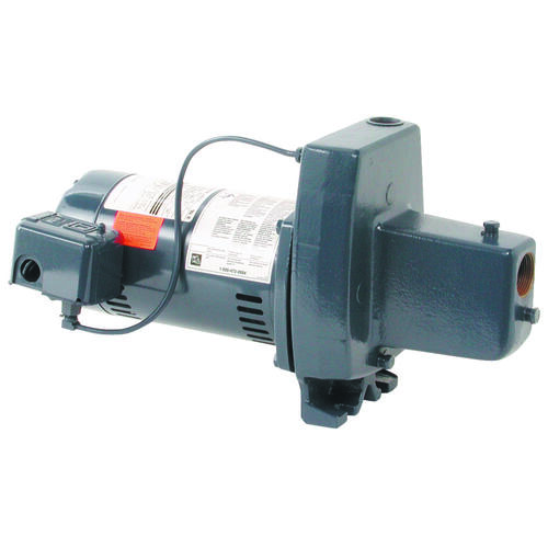 STA-RITE FSNCH-L Jet Pump, 9.9/4.95 A, 115/230 V, 0.5 hp, 1-1/4 in Suction, 1 in Discharge Connection, Iron