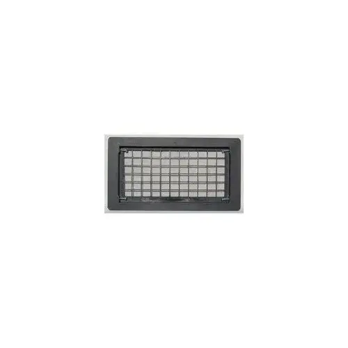 Bestvents 510BL Foundation Vent, 15-1/4 in W, Polypropylene, Black Oxide