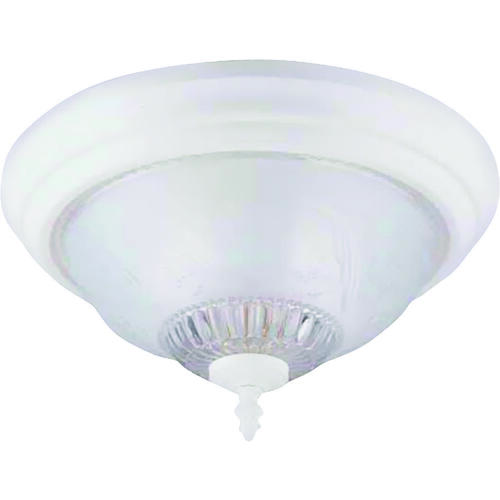 Two Light Flush Mount Ceiling Fixture, 120 V, 60 W, 2-Lamp, A19 or CFL Lamp