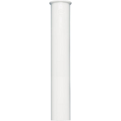 Sink Tailpiece, 1-1/2 in, 12 in L, PVC, White