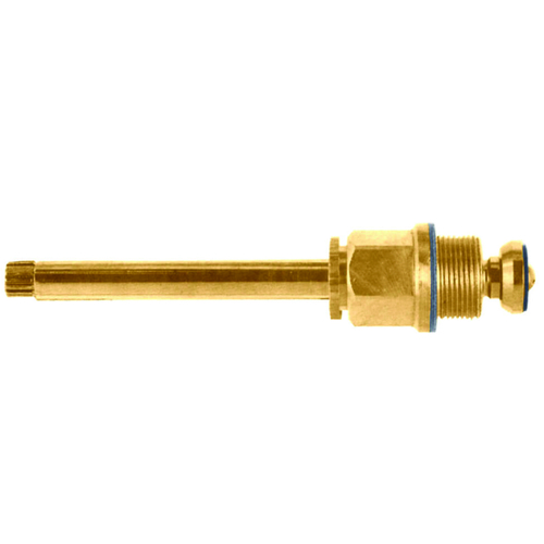 Faucet Stem, Brass, 5-5/16 in L, For: Central Brass Series 9818 Two Handle Bath Faucets