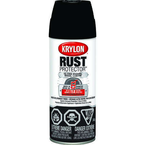 Rust Protector 469001 Rust Preventive Enamel Spray Paint, 340 g, Gloss, 25 sq-ft Coverage, 0.78 Specific Gravity