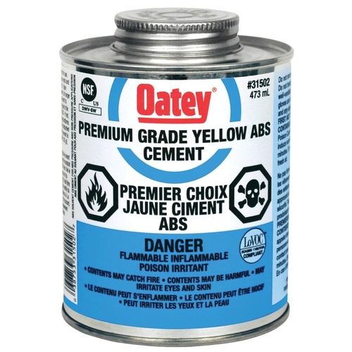 Solvent Cement, Liquid, Yellow, 437 mL