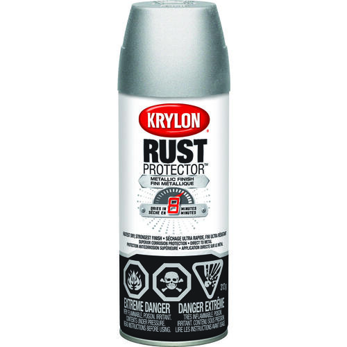 Rust Protector 469309 Metallic Paint, 12 oz, Aerosol Can Aluminum