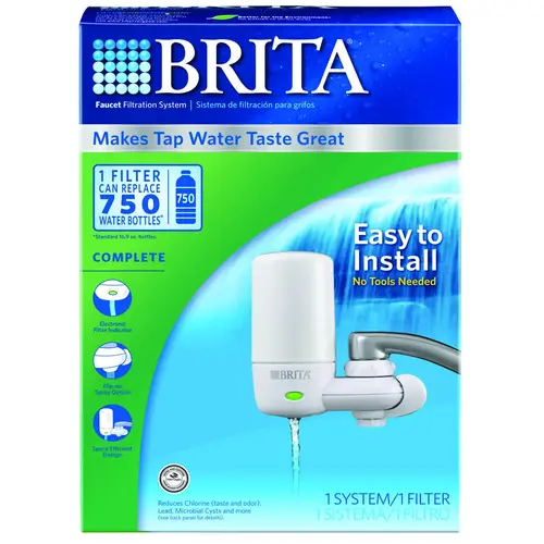 BRITA 42201 WATER FILTER FAUCET BRITA White