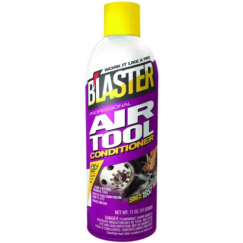 Blaster 16-ATC Air Tool Conditioner, 11 oz Aerosol Can Red