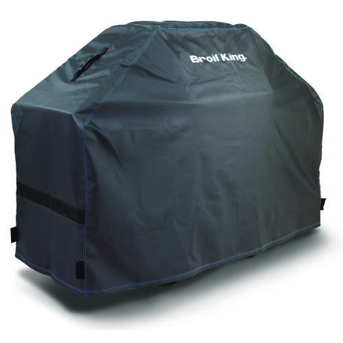 Broil King 68488 Grill Cover, 23 in W, 45-1/2 in H, Polyester/PVC, Black