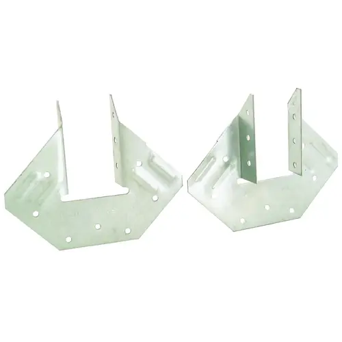 Hurricane Tie, 5-1/4 in W, 4-1/4 in D, Steel, G90 Galvanized - pack of 100