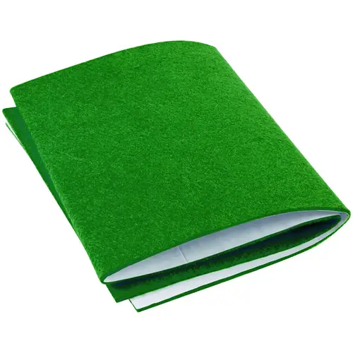 Protective Blanket, Felt Cloth, Green, 18 in L, 6 in W, Rectangular