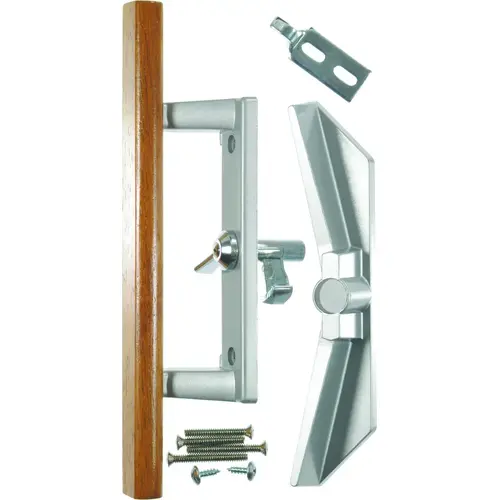 Wright Products V1104 Patio Door Latch, Aluminum, Surface Mounting