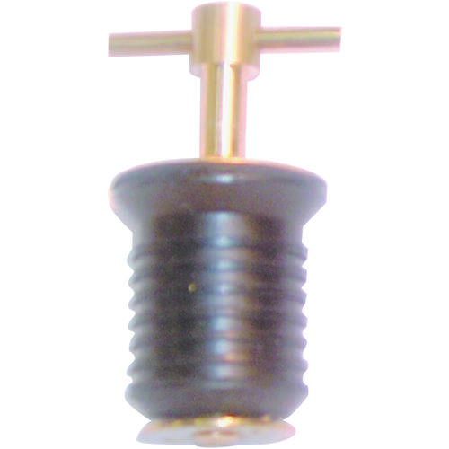 Drain Plug, T-Handle, Stainless Steel, For: 1 in Dia Drain