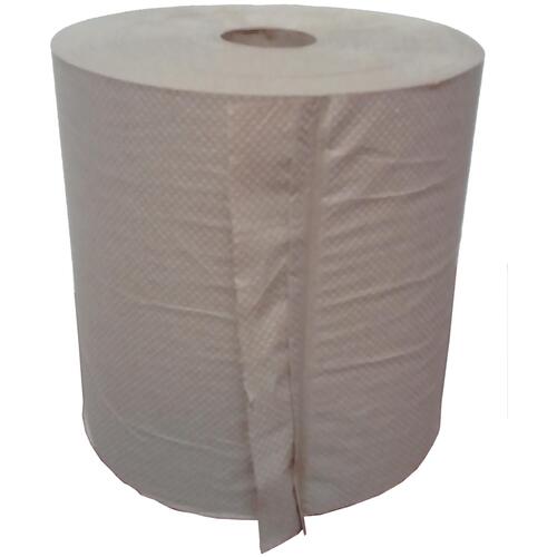 NORTH AMERICAN PAPER 899599 899599 Towel, 800 ft L, 7.85 in W, 1-Ply Natural - pack of 6