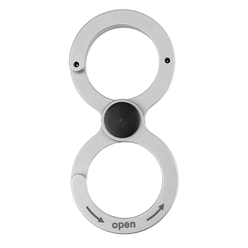 Double Key Ring, Stainless Steel Case