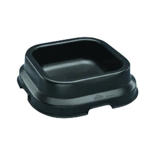 Low Feed Pan, 10 Quarts Volume, Fortalloy Plastic, Black