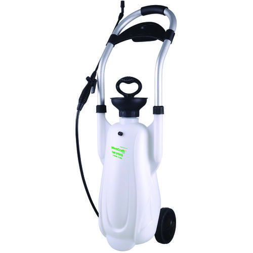 Compression Sprayer, 3 gal Tank, Polyethylene Tank, 100 in L Hose, White