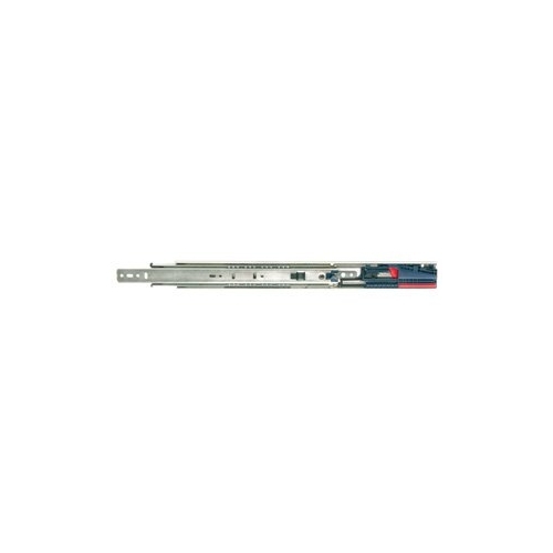 Knape & Vogt 8450FMP 14 Drawer Slide, 100 lb, 14 in L Rail, Steel, Anochrome