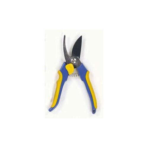 Bypass Pruner, 1.6 cm Cutting Capacity, HCS Blade, Anti-Slip Handle, 9 in OAL