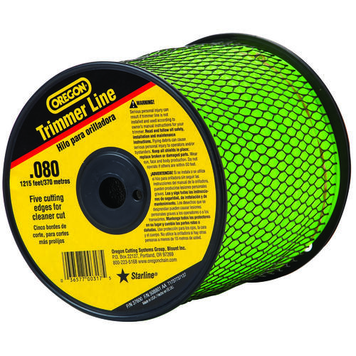 Trimmer Line, 0.080 in Dia, 1215 ft L, Co-Polymer