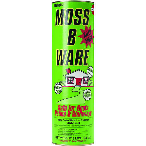 Moss B Ware, Solid, White, 3 lb Can - pack of 12