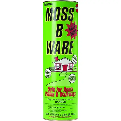 Moss B Ware, Solid, White, 3 lb Can - pack of 12