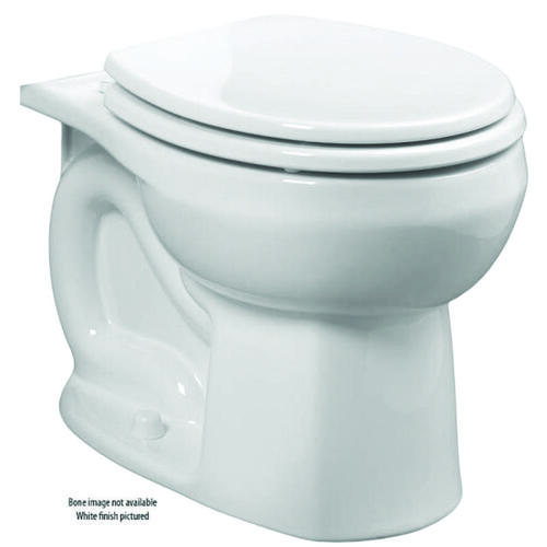American Standard 3061001.021 Colony 3251D.101.021 Flushometer Toilet Bowl, Round, 12 in Rough-In, Vitreous China, Bone, 15 in H Rim