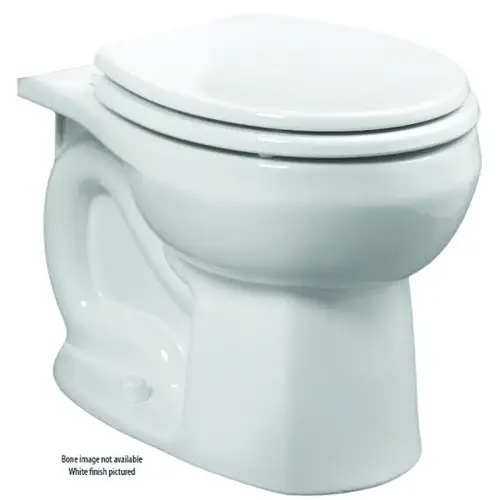 Colony 3251D.101.021 Flushometer Toilet Bowl, Round, 12 in Rough-In, Vitreous China, Bone, 15 in H Rim