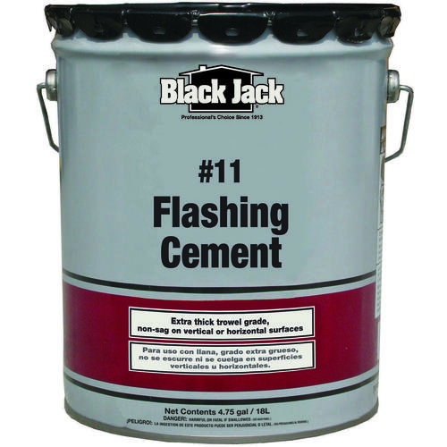 Flashing Cement, Black, 1 gal Pail