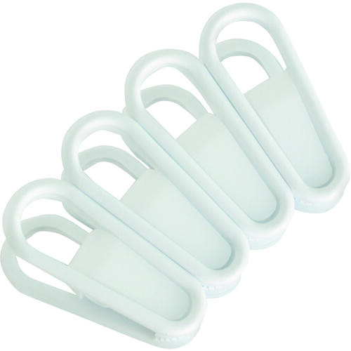 Merrick C8944A-CL24-XCP24 Hanger Grip Clip, 6 in W, 4 in L, Plastic, White - pack of 4 - pack of 24