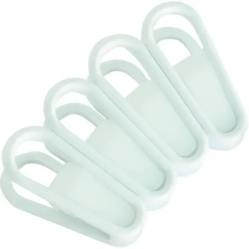 Merrick C8944A-CL24-XCP24 Hanger Grip Clip, 6 in W, 4 in L, Plastic, White - pack of 96