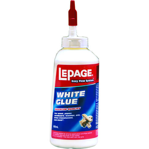 LePage 524381 Multi-Purpose Glue, White, 800 mL Bottle
