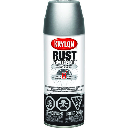 Rust Protector 469304 Metallic Paint, Silver, 12 oz, Aerosol Can