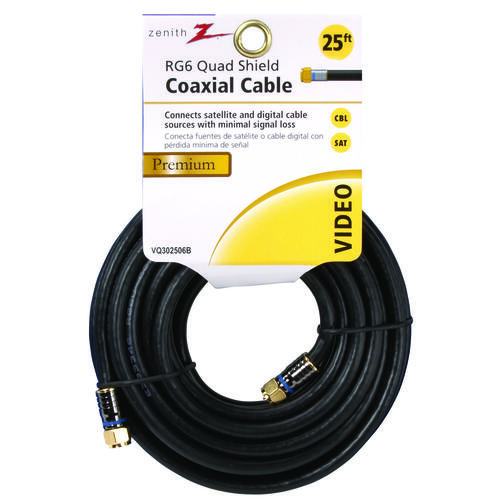 Zenith VQ302506B RG6 Coaxial Cable