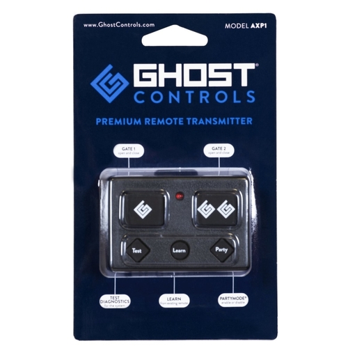 Ghost Controls AXP1 Remote Control Transmitter, Lithium Battery, 100 ft
