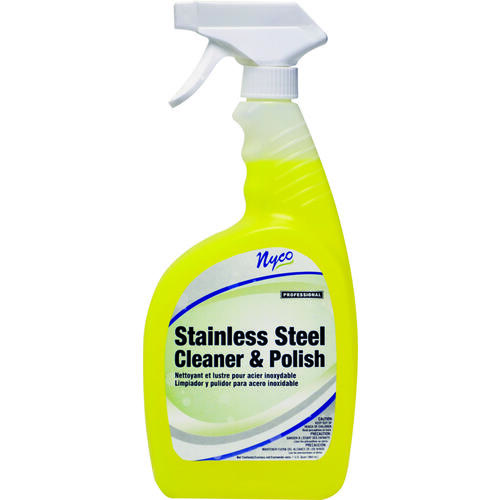 Cleaner and Polish, 32 oz, Liquid, Mild, Yellow